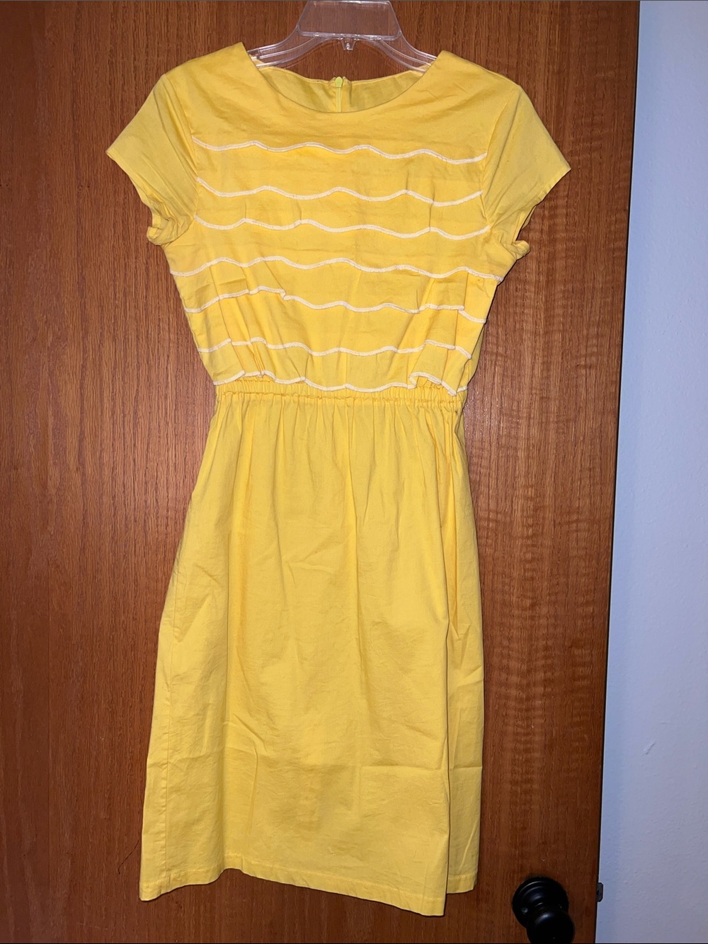 Shabby Apple Yellow Short Sleeve Casual Dress